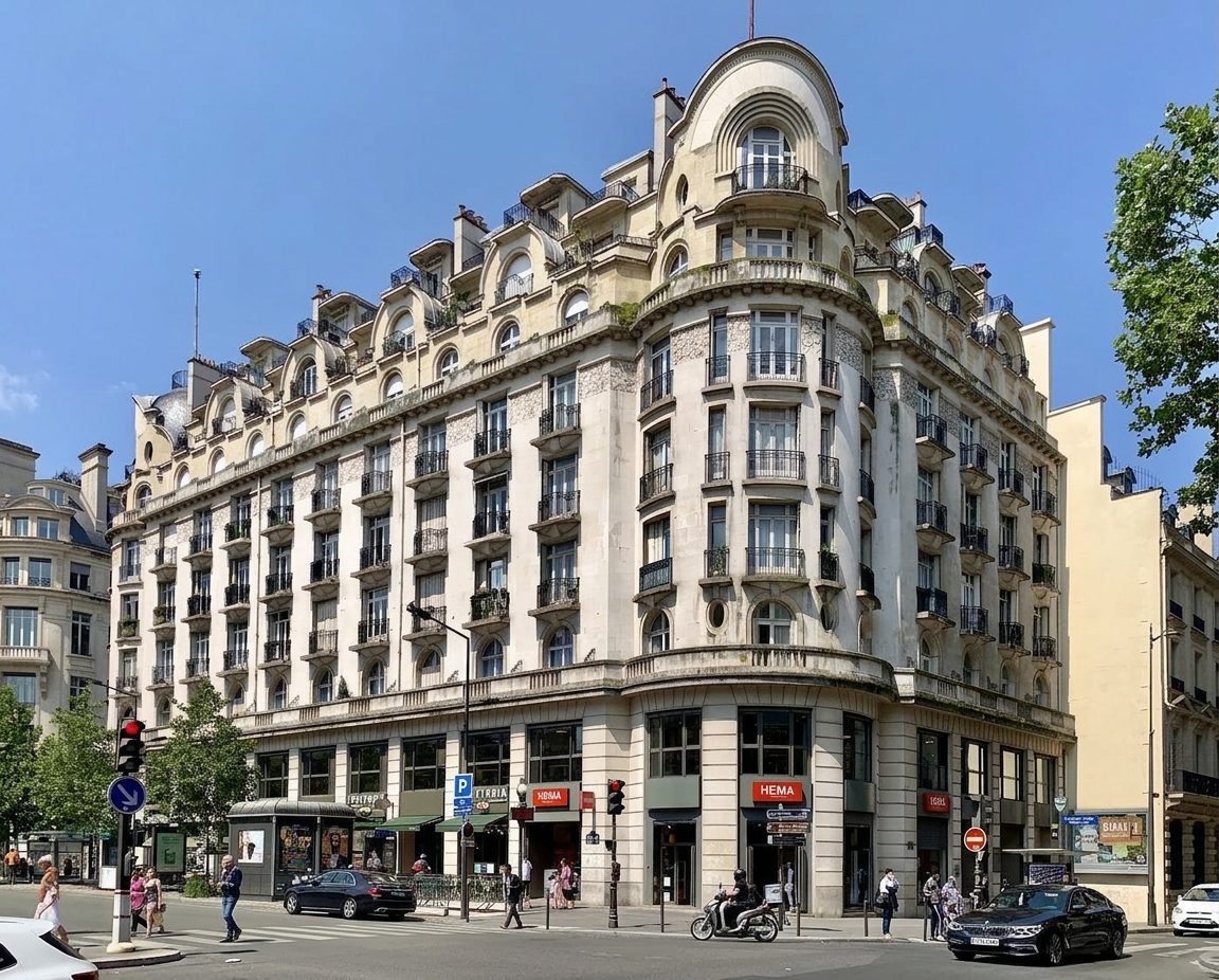 nettoyage pierre de taille Paris — avant nettoyage