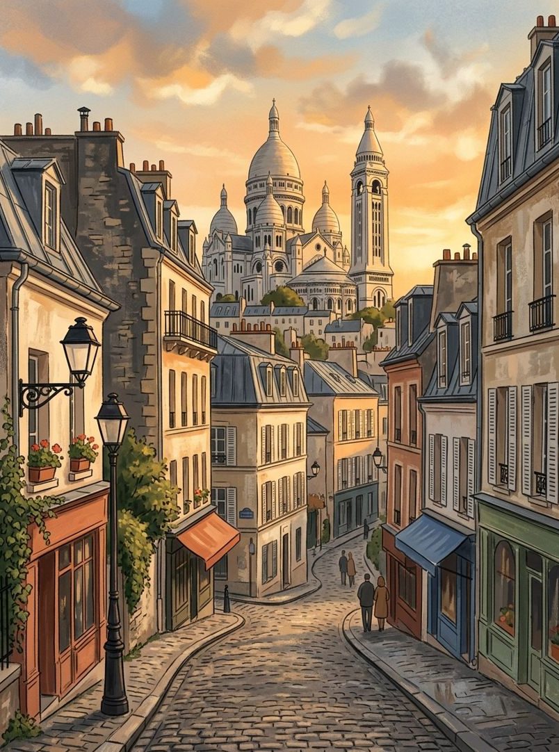 Nettoyage de façade Paris 18e — Montmartre et Sacré-Cœur