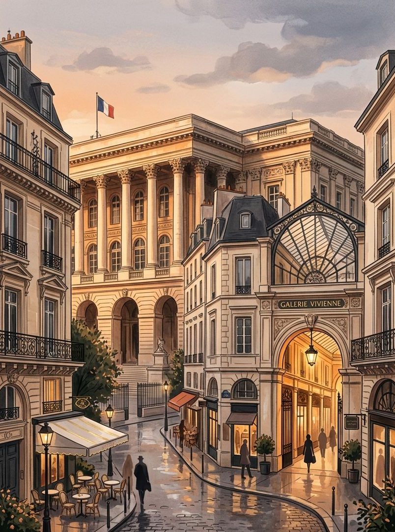 Nettoyage de façade Paris 2e — Bourse et passages couverts